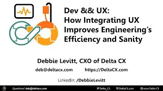 Dev && UX: How Correctly Integrating UX Improves Engineering's Efficiency and Sanity #agile #lean