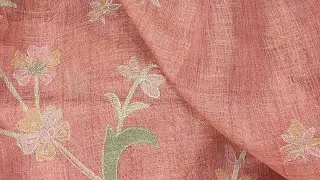 Party wear ,Tissue linen sarees with peetai work @ rs 2700🎁 Booking no: 9831903694 .No cod 