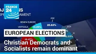 2024 European elections: Christian Democrats and Socialists remain dominant • FRANCE 24 English