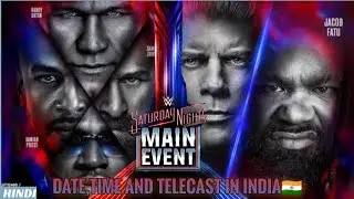 WWE Saturday Night's Main Event 2026 date and time in India🇮🇳|WWE SNME 2026 date and time|WWE SNME