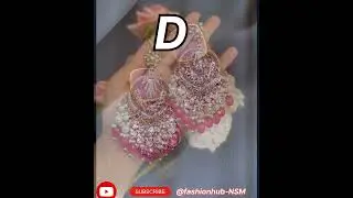 most trend #earrings 💞 choose your name Frist letter #youtube #videos #comments #trending #viral