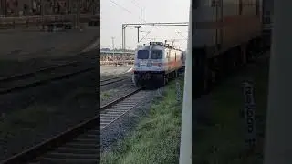 WAP-7 (Iron Man)Engine 30422 Royapuram & Antyodaya Express #indianrailway #wap7 #trainengine #shorts