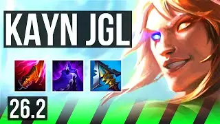 KAYN vs KHA'ZIX (JGL) | 45K damage | KR Master | 26.2