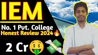 IEM Kolkata College Review 2024🔥|Placement's,🤑 | Fee Structure | Admission Process 💖| College Life🥳