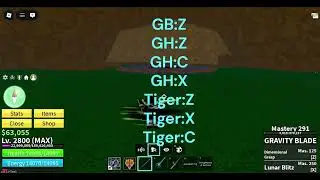 Tiger godhuman and gravity blade combo!!