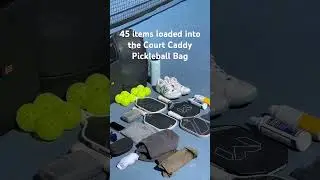 45 items organized into the court caddy pickleball bag #pickleballbag #pickleball #pickleballgear