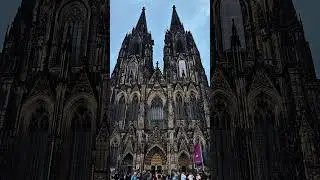 Cologne 🇩🇪 | Cathedral View & City Vibes #germany #rhineriver #travelshorts