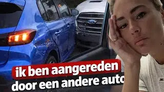 IK BEN AANGEREDEN DOOR EEN ANDERE AUTO 😥😫 & STUDIEDAG SAMEN MET MILENA! DIT BESTEDEN WE GOED // #534