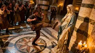 A Siena, un ateo ha calciato la Madonna… e la statua ha aperto gli occhi davanti a tutti
