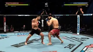 EA SPORTS UFC 5 Whittaker clean head movement KO