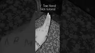 Taehyung V hand trick tutorial step by step #btsarmy