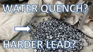 Does Water Quenching Make Cast Lead Harder?