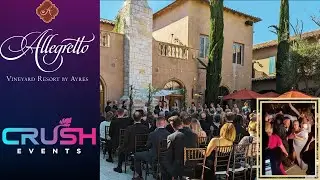 Allegretto Winery Wedding Gets WILD! || Crush Events || Levi J