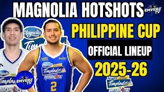 Официальный состав Magnolia Hotshots 2025 | Обновление Кубка Филиппин PBA | ОБНОВЛЕНИЕ PBA 2025