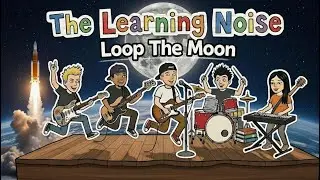 Loop The Moon (Artemis II) | Official Lyrics Video | The Learning Noise