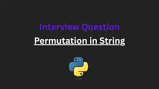 Permutation in String - Leetcode 567 - Python
