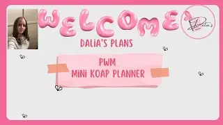 Pwm mini KOAP planner week jan12-18