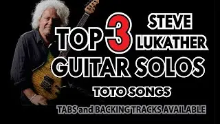 TOP 3 STEVE LUKATHER TOTO Songs Guitar Solos with Tabs by Alvin De Leon