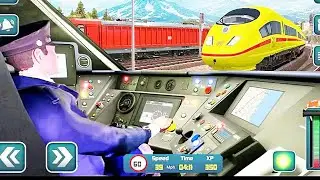 train in fire Euro train driver sim 2020 3D train station Andriod gameplay