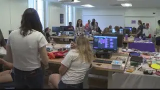 Girls learn Electrical Engineering skills at PSU Camp that aims to interest more women in STEM caree
