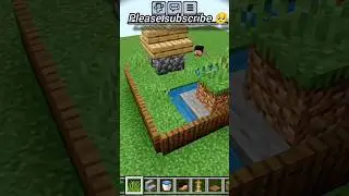 mini village in Minecraft 😄