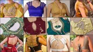 New Model Sleeveless Blouse Design Ideas / 2025 Blouse Designs Front And Back Neck / Balauj Dijaen 👌