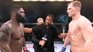 Alexander Volkov vs Curtis Blaydes FULL FIGHT | UFC 4 AI Simulation (CPU vs CPU)