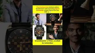 Titan has officially announced Indian chess prodigy Gukesh Dommaraju as Titan of the Year 2026 ⌚♟️