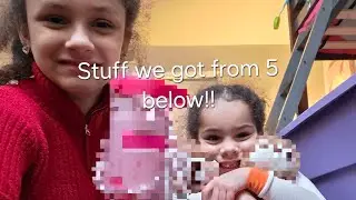 Stuff we got from five below!!