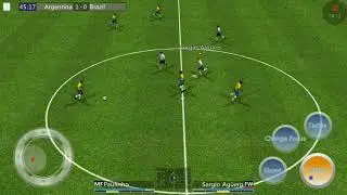 Real Soccer League Simulation Game GamePlay | ARG VS BRA | Gamer Zone