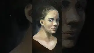 The marks left by the brush on the canvas #art #portrait #oilpainting #artwork #artist #artistic