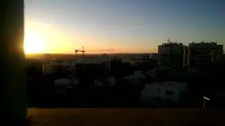 Sunrise Portimão Algarve Portugal / Wschód słońca Portimao Algarve Portugalia
