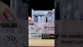 WHITE ⚪️ ASUS TUF RTX 4070 Ti Super Unboxing and Installation