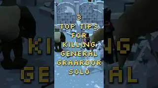 3 Top Tips For Killing General Graardor solo ⚔️ #oldschoolrunescape #osrs #godwars #runescape