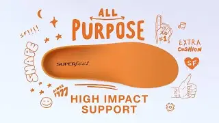Superfeet&reg; All-Purpose High Impact Support Insoles