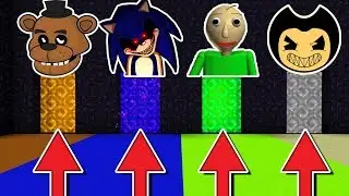 Do Not Choose The Wrong Portal! (FNAF Freddy, Sonic, Baldi, Bendy)