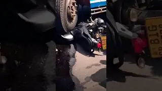 Fz Bike Accident 🏍 drive carefully 🇱🇰#srilanka #travel #tamil #visitsrilanka #accidentnews