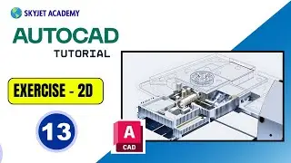 AUTOCAD-2D -Tutorial-Exercise-12|Autocad job oriented training in Coimbatore