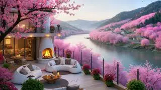Soothing Spring Indoor Jazz Ambience | Relaxing Morning Jazz Music on Calm Forest for Study, Work