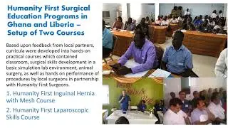 Humanity First International Conference 2021 Medical & Surgical Missions: A Path to Sustainability
