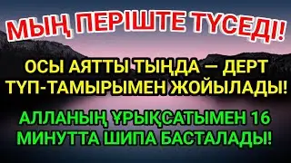 16 МИНУТТА КЕРЕМЕТ ШИПА! МЫҢ ПЕРІШТЕ ТҮСІП, АУРУЫҢДЫ АЛЫП КЕТЕДІ! АЛЛАНЫҢ ҰРЫҚСАТЫМЕН! 🤲