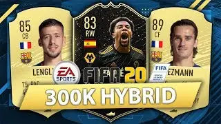 UNSTOPPABLE 300K HYBRID w/ SIF ADAMA TRAORE! FIFA 20 SQUAD BUILDER