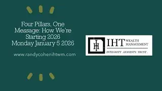 Four Pillars, One Message  How We’re Starting 2026 Monday January 5 2026