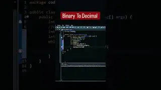 How to convert Binary to decimal? Binary | Decimal | Java | 