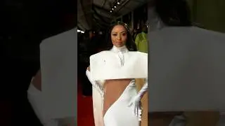 One of my favs Kat Graham!! #katgraham #livefrome #grammys #vampirediaries #glambot #bts