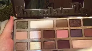 ASMR- unboxing too faced chocolate bar palette &bull;whispering &bull;tapping