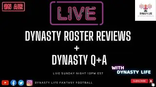 LIVE DYNASTY Q+A AND DYNASTY ROSTER REVIEW | 2023 DYNASTY FANTASY FOOTBALL
