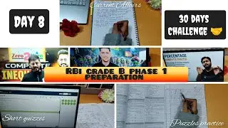 RBI GRADE B Preparation Day 8 | Percentage, Inequality and Banking CA 