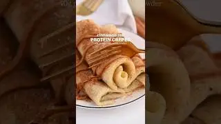 40g Protein Cinnamon Roll Crepes 🥞🍥