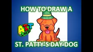 How to Draw a ST. PATTY'S DAY DOG